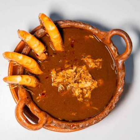 Birriamen con Camarones