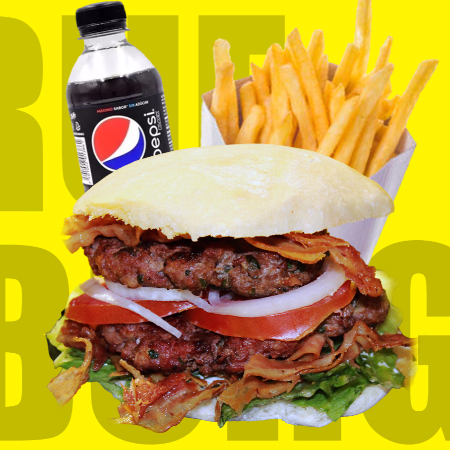 Super Hamburguesa Tradicional Doble