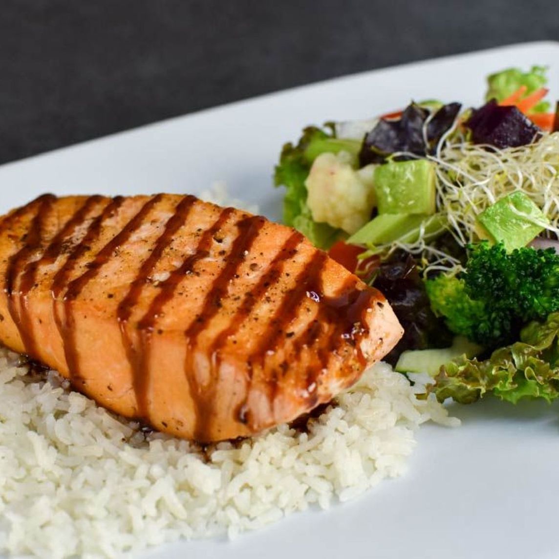 Salmón Teriyaki