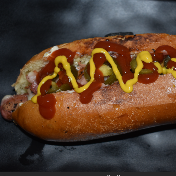 Hot dog con queso