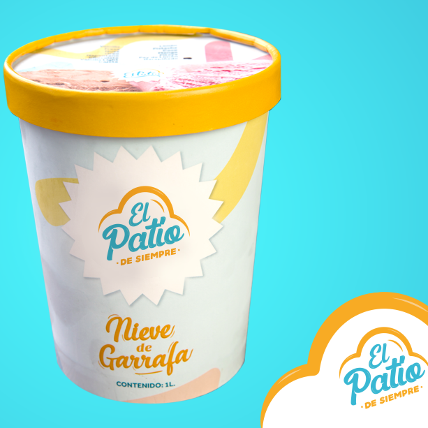 Nieve en Litro Sabor Cookie Monster
