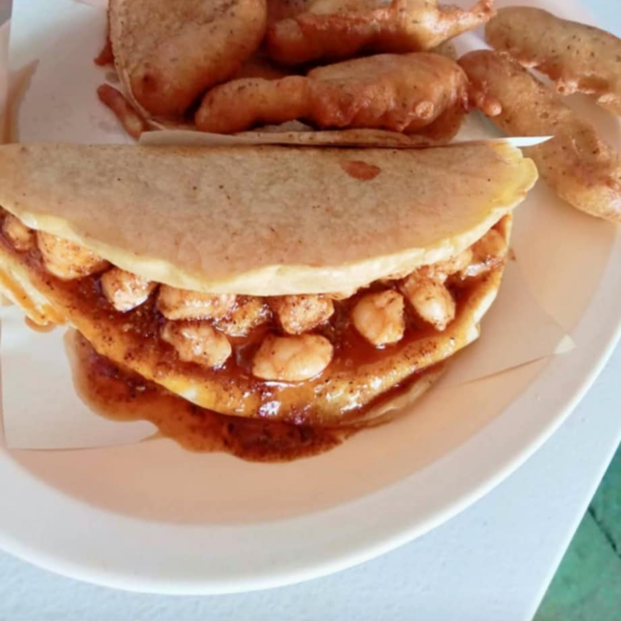 Taco Cachanilla Tortilla Grande Recien Hecha