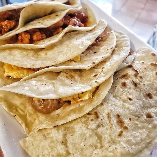 Taco de harina