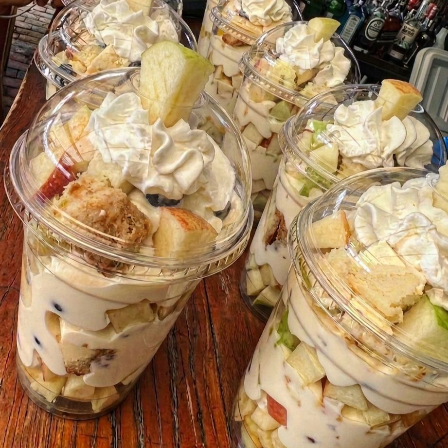 Rebanada de Cheesecake con Manzana