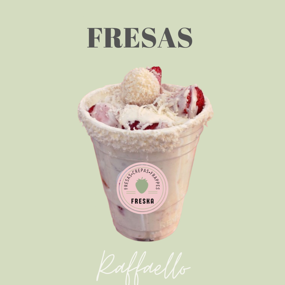 FRESAS RAFFAELLO 10oz