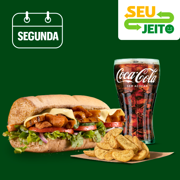 Frango Teriyaki 15cm + Bebida + Cookie