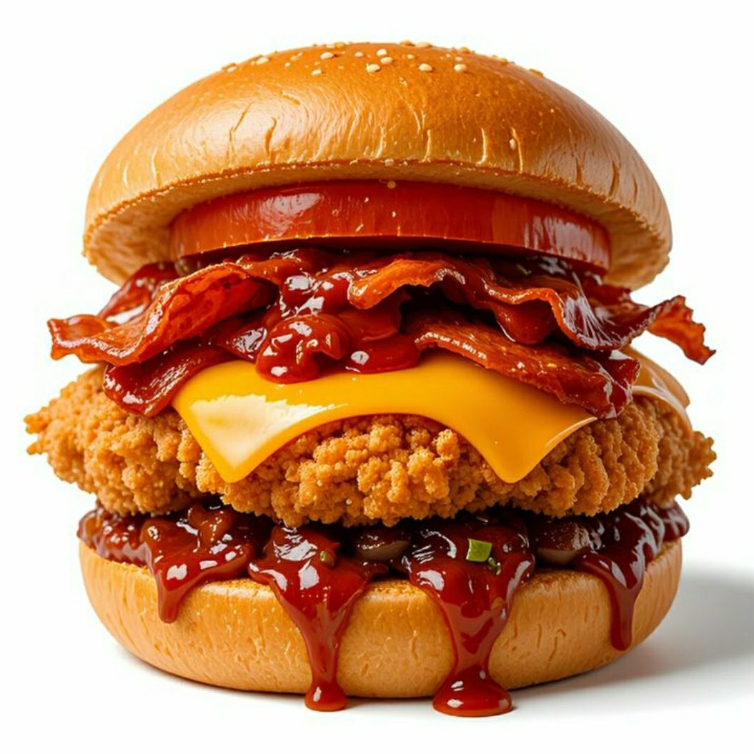 Chicken Bacon Burger (Pollo con Tocino)