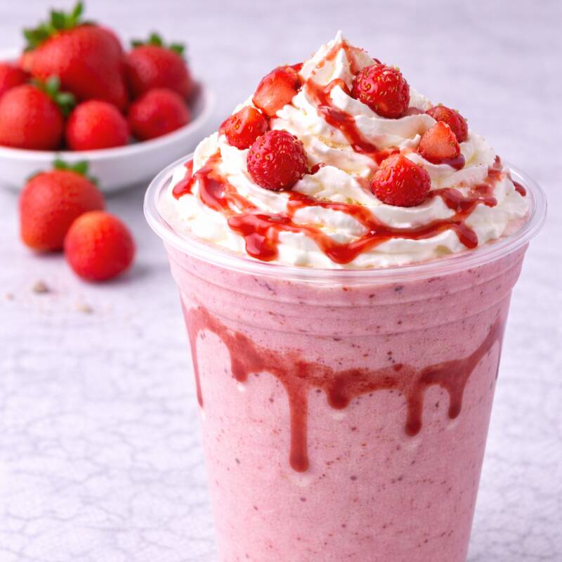 Malteada de Fresa