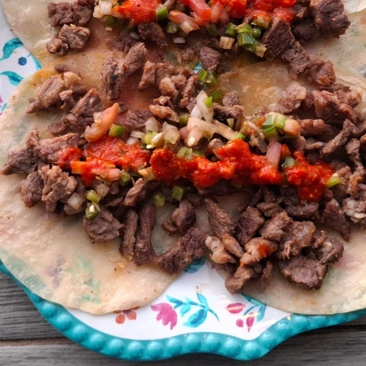 Tacos Sirloin en Harina