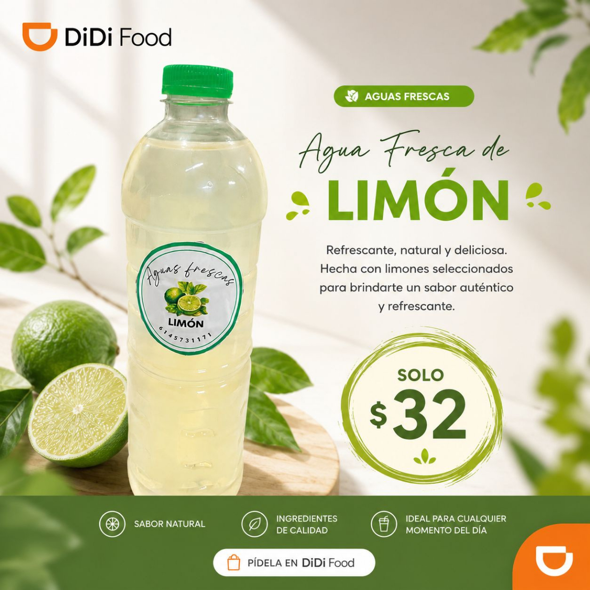 Agua de Limon 500ml