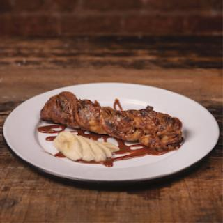 TRENZA DULCE DE LECHE Y PLATANO