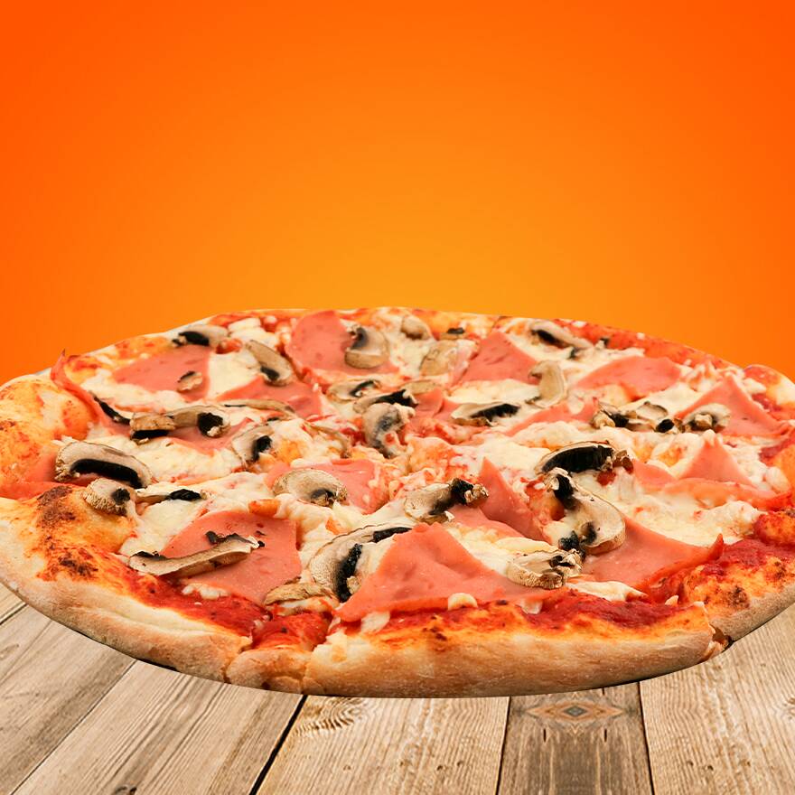 Pizza Gourmet Jamón & Champiñones Alto C
