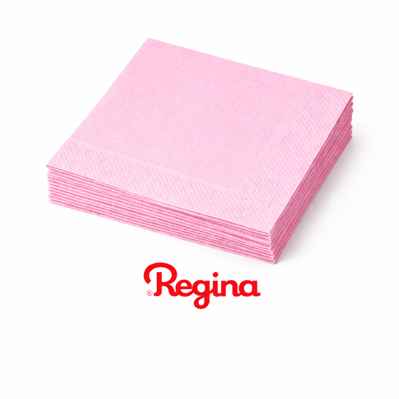 Guardanapo de Papel Rosa Regina com 50 unidades