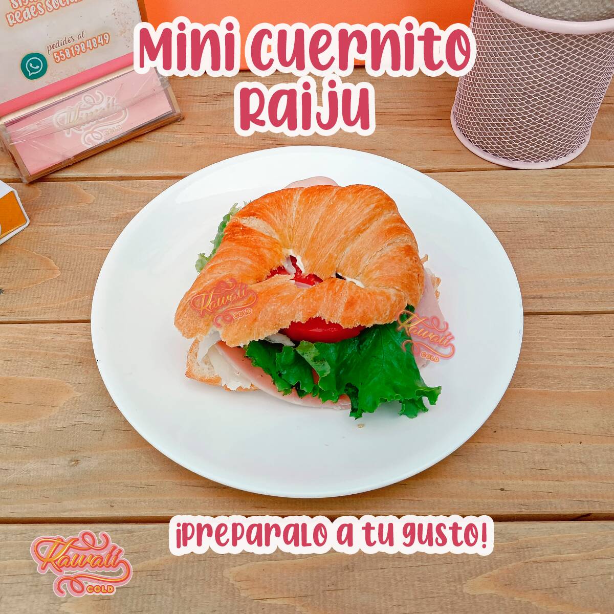 Mini Cuernito Relleno Raiju