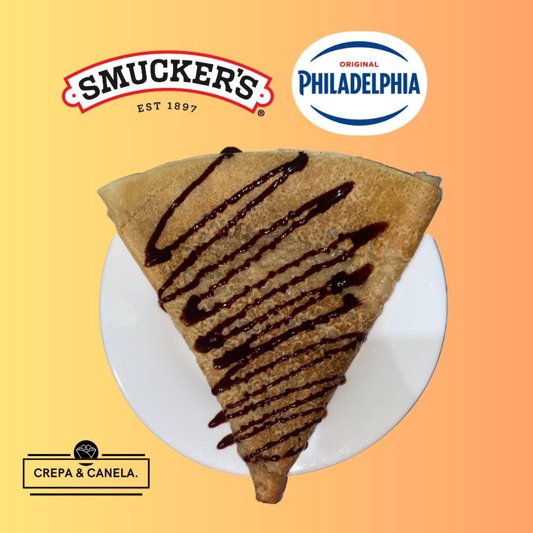 1 CREPA DE MERMELADA DE FRESA Y PHILADELPHIA 40 CM