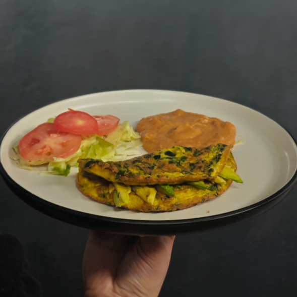 Omelette Espinacas