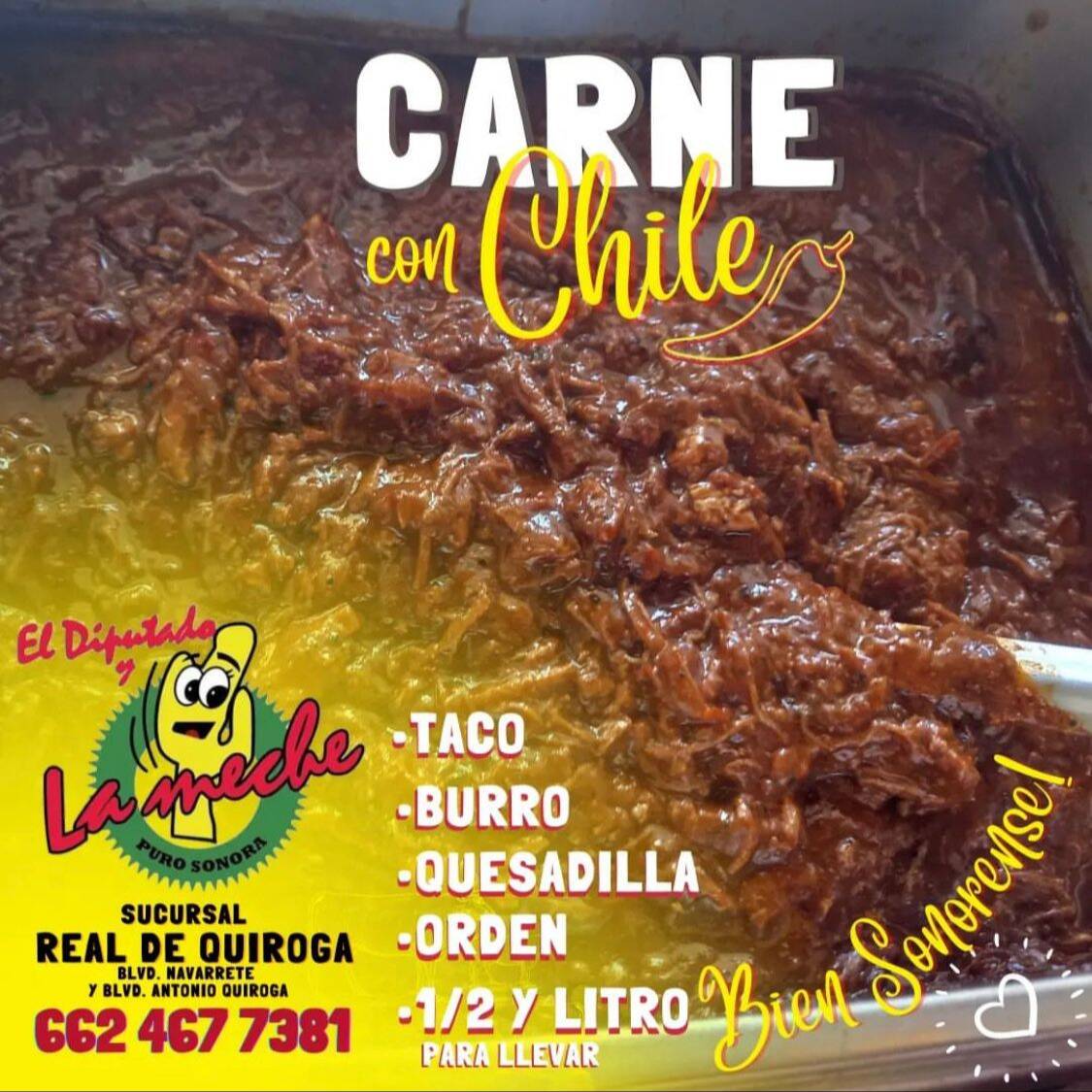 Taco de Carne con Chile