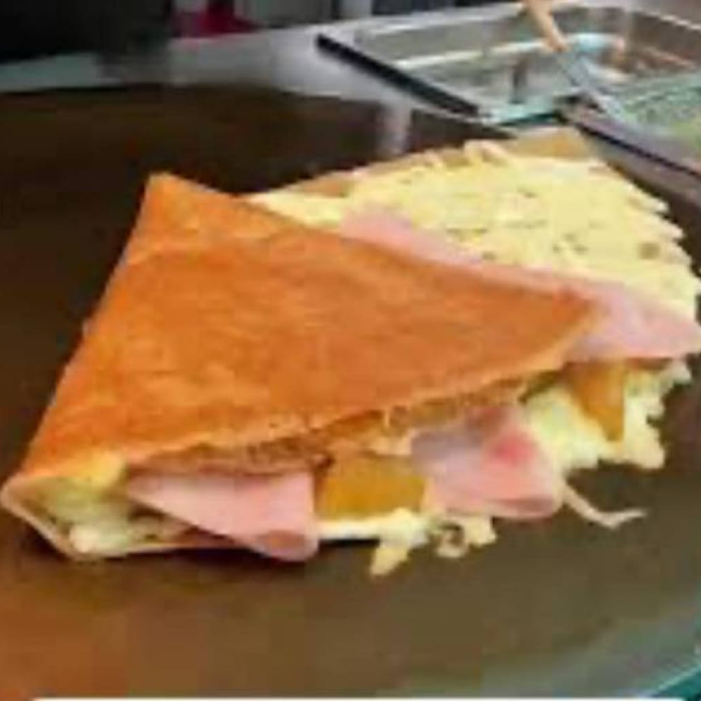 Crepa de Jamón con Queso Philadelphia