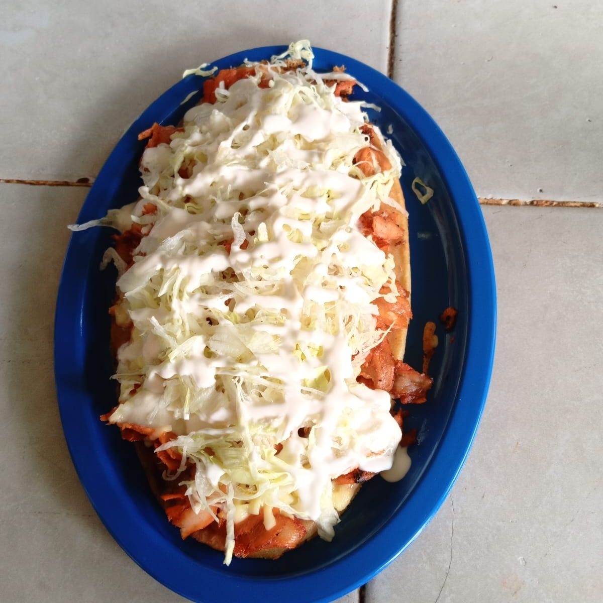 Huarache De Alambre de Bistec