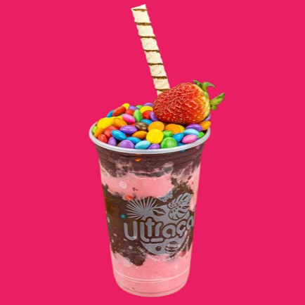 A combinação de Açaí com sorvete de Morango, Confeti e Creme de avelã 300 ml
*Não é possível alterar os complementos desse item!
Os acompanhamentos são montados com o açaí dentro do copo, não podendo ser enviados à parte.
Pode conter glúten (produzido no mesmo local onde é manipulado produtos com trigo)
*Contém Guaraná na composição.