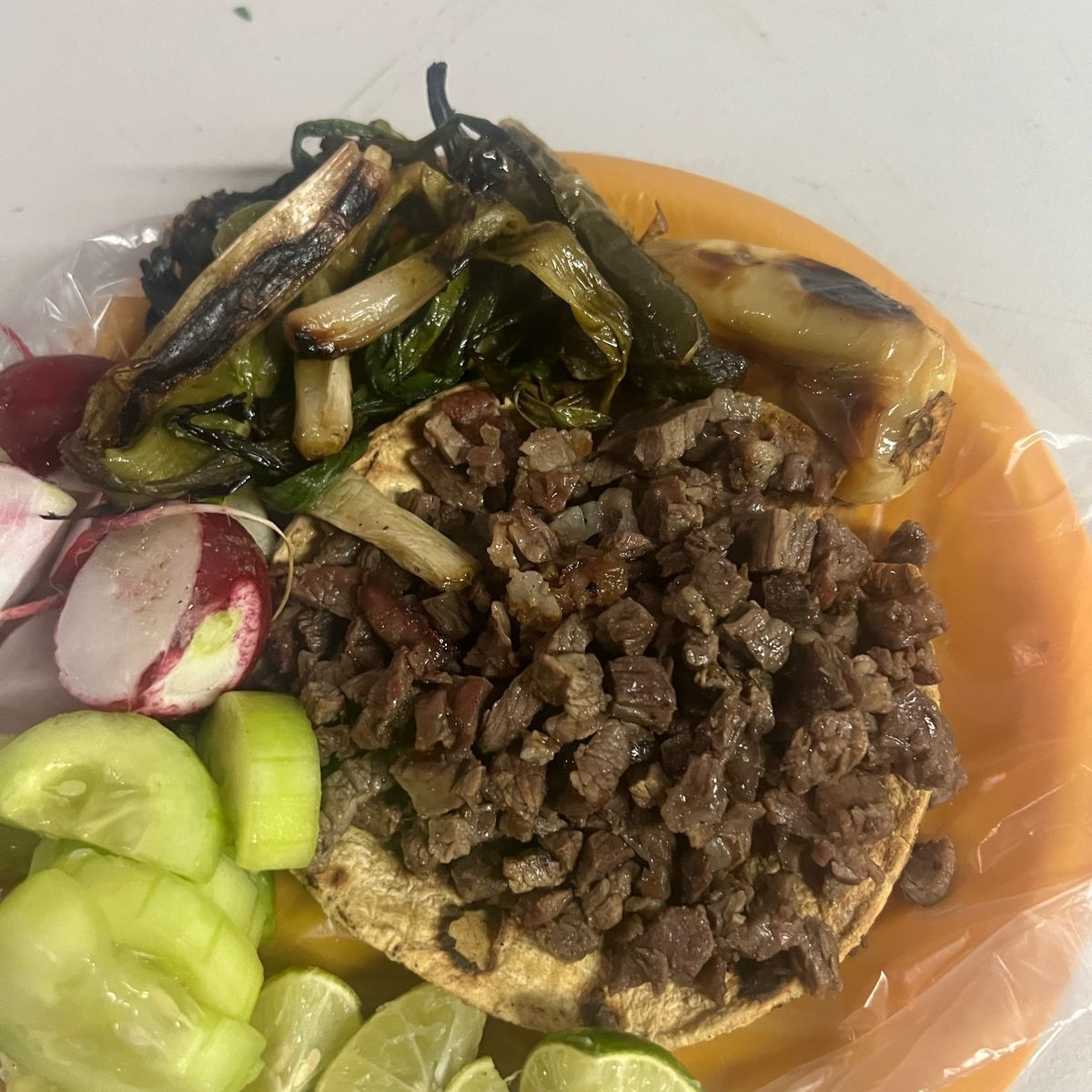 TOSTADA DE TRIPA ASADA