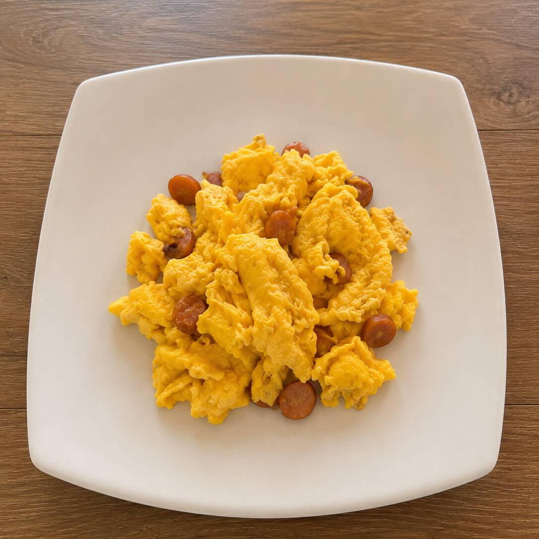 Huevos con Salchicha