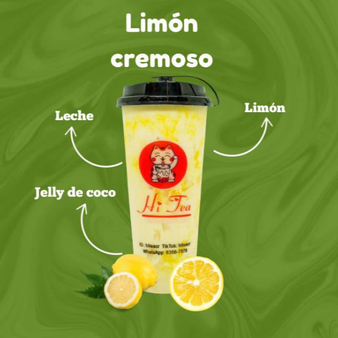 Limón Cremoso Con Boba