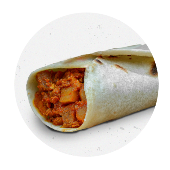 Burrito de Picadillo Rojo
