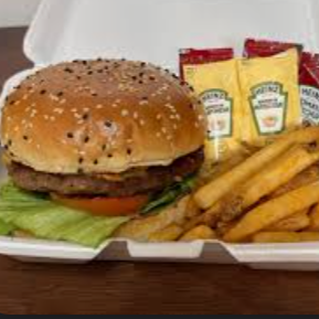 Hamburguesa con Papas