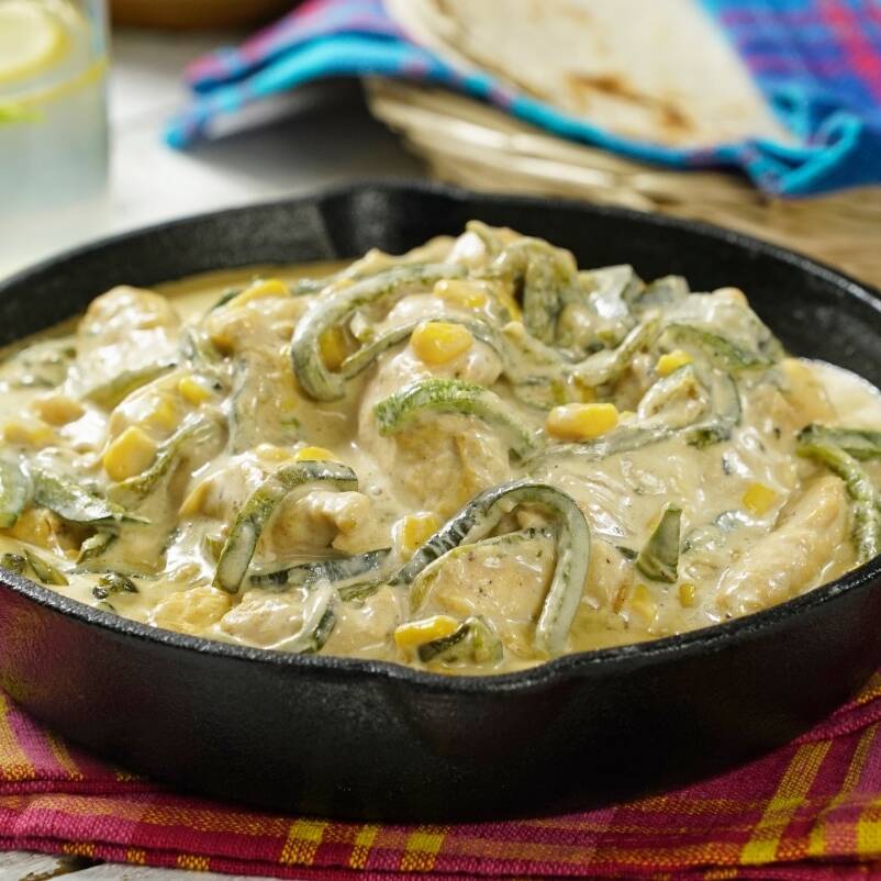Rajas de Chile Poblado