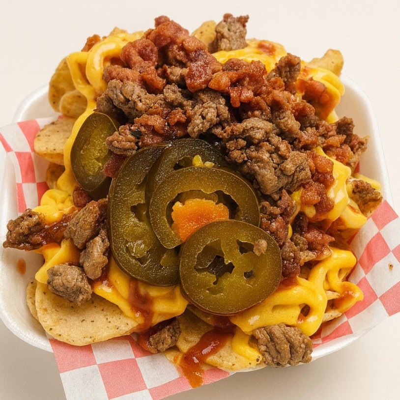 Nachos con carne campechanos