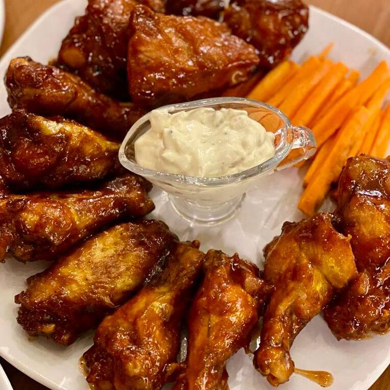 10 Alitas de Pollo BBQ