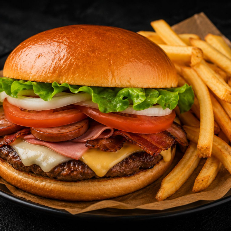 La Especial Supreme-Burger Trifecta