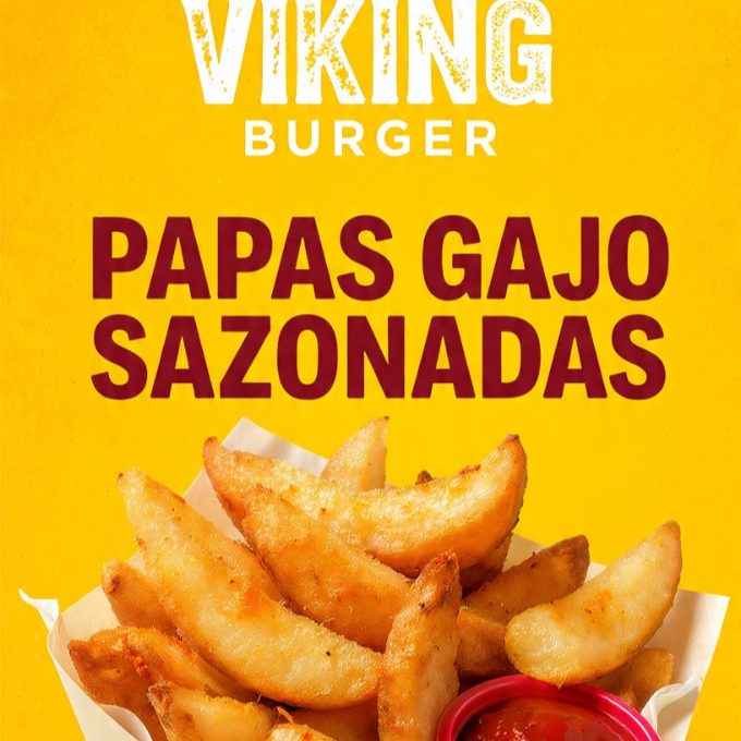 Media orden de papas de gajo
