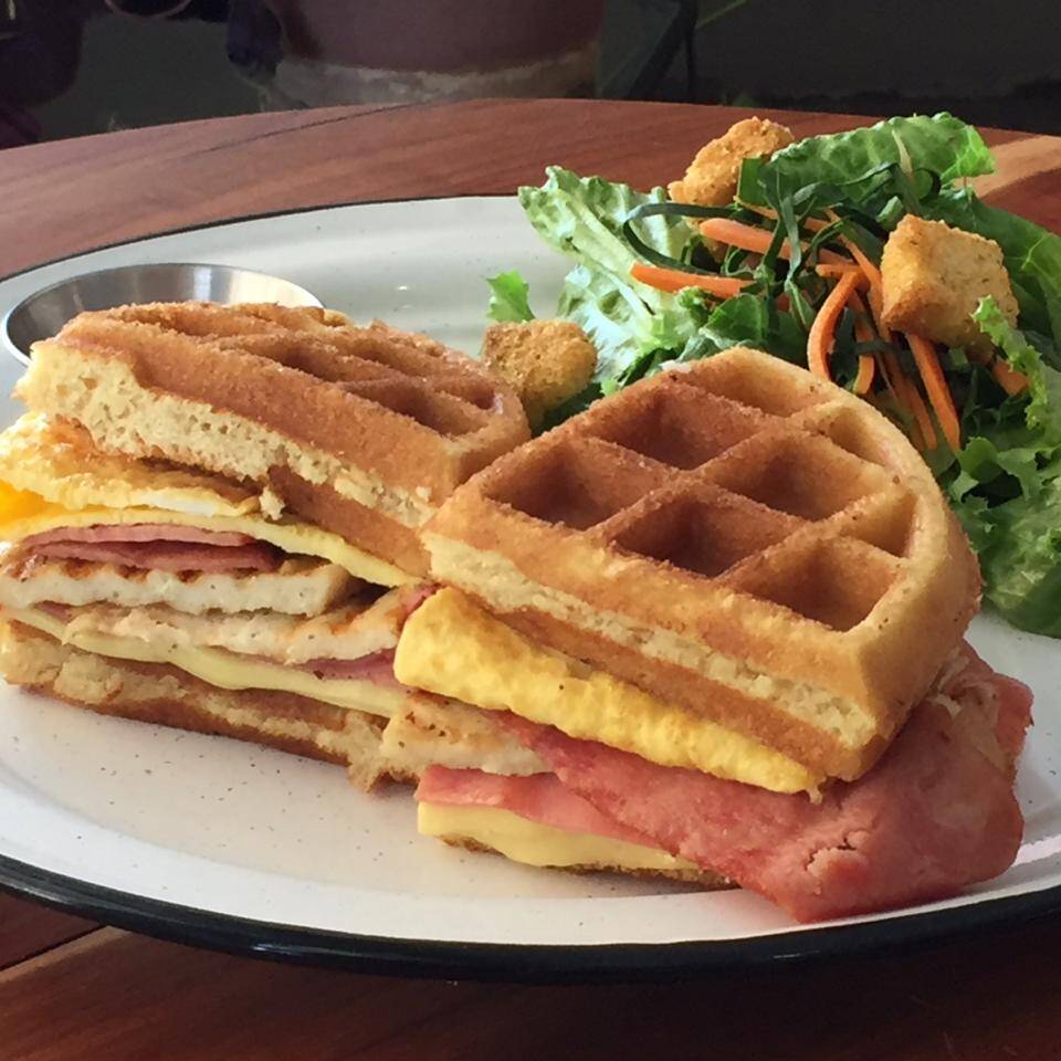Waffle Club Sandwich