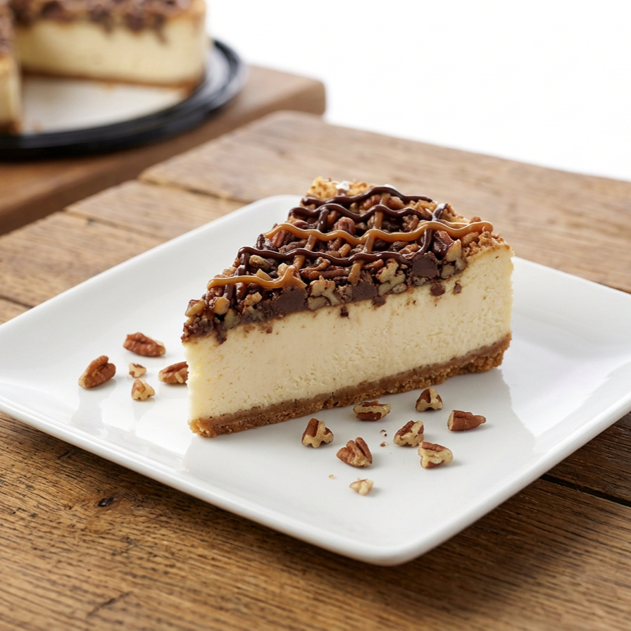 Cheesecake Chococaramelo
