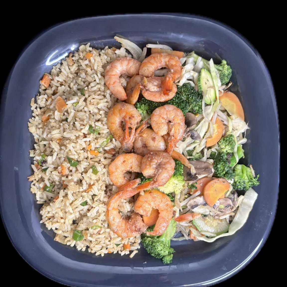 Tepanyaki con Camarón