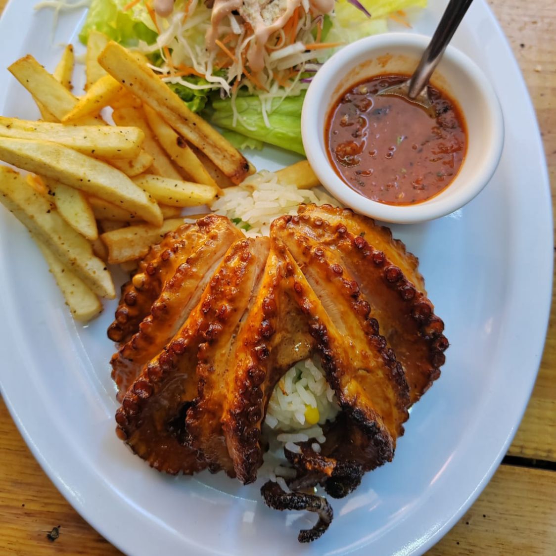 Pulpo Zarandeado a la Parrilla 180 Gramos