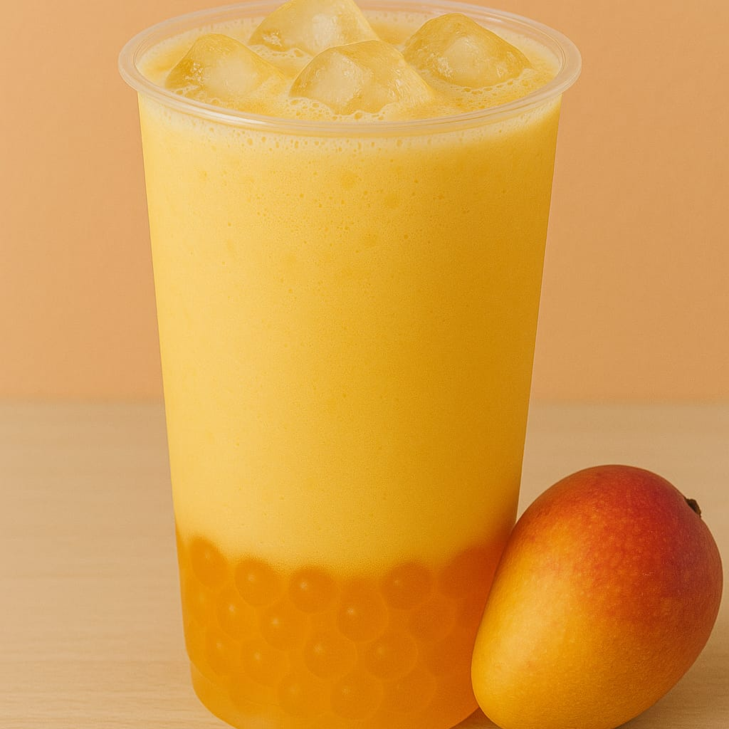 Ice Tea Milk Mango 16 Oz