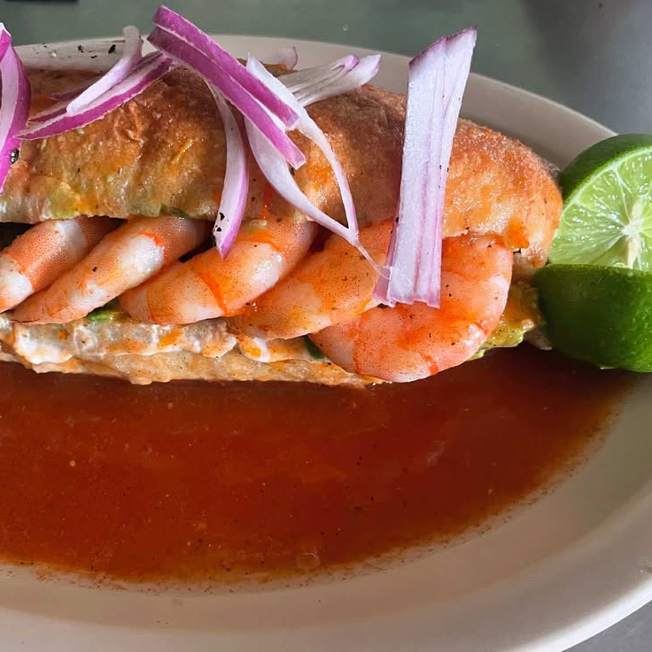 LONCHE DE CAMARON BAÑADO