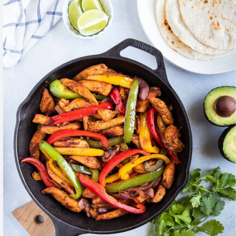 Fajitas de Pollo