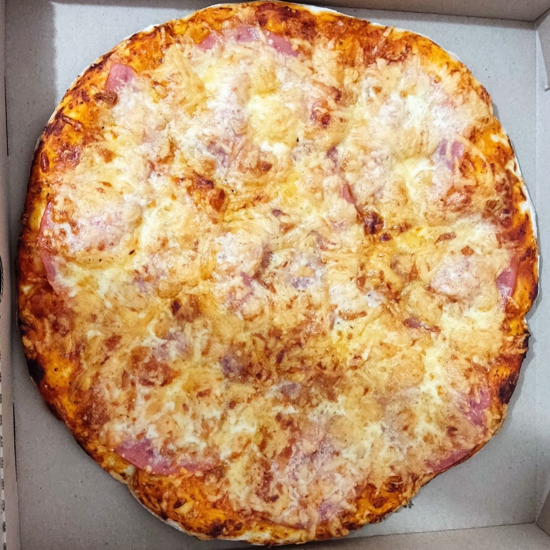 2 Pizzas de Jamón y Queso Grande