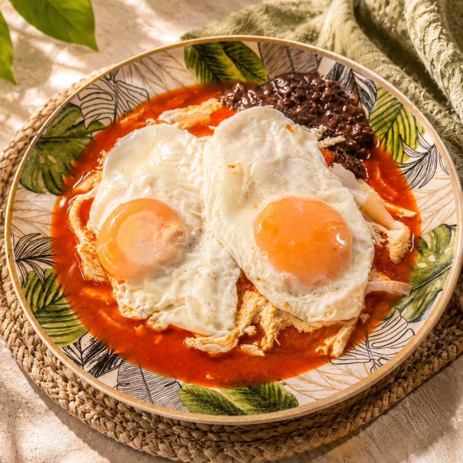 Entomatadas con 2 Huevos al Gusto