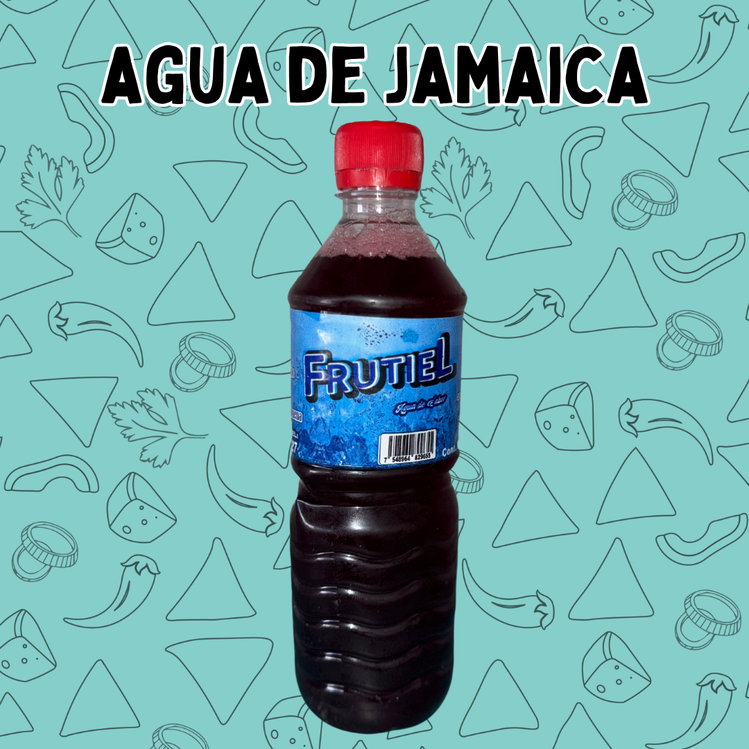 Agua de jamaica de 500 ml