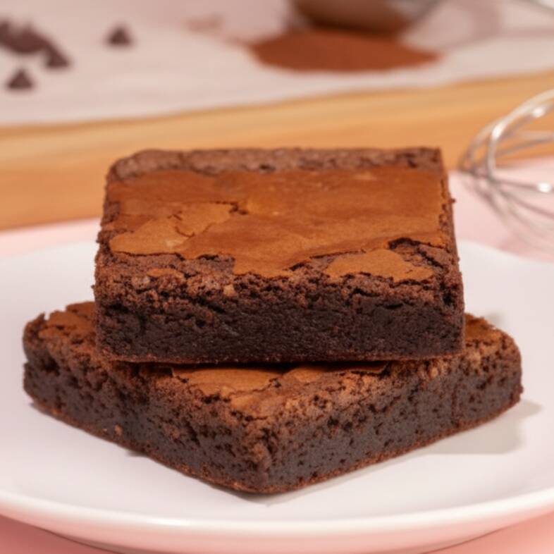 Delicioso brownie chocolatudo, macio por dentro e com casquinha por fora! (Aprox 80gr)