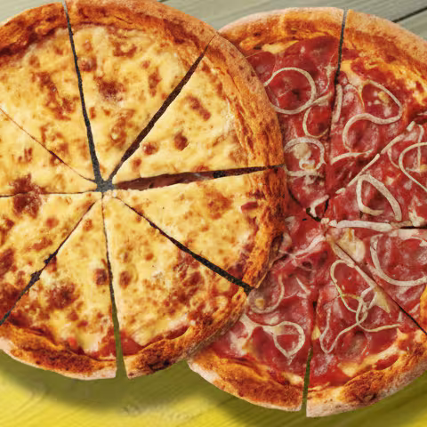 Escolha 2 opções de pizzas grandes + 1 Guarana 1L com (30% OFF) Ideal para dividir com a família ou amigos — você escolhe os sabores e a gente garante a explosão de sabor!