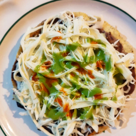 Tostada Salchicha Roja