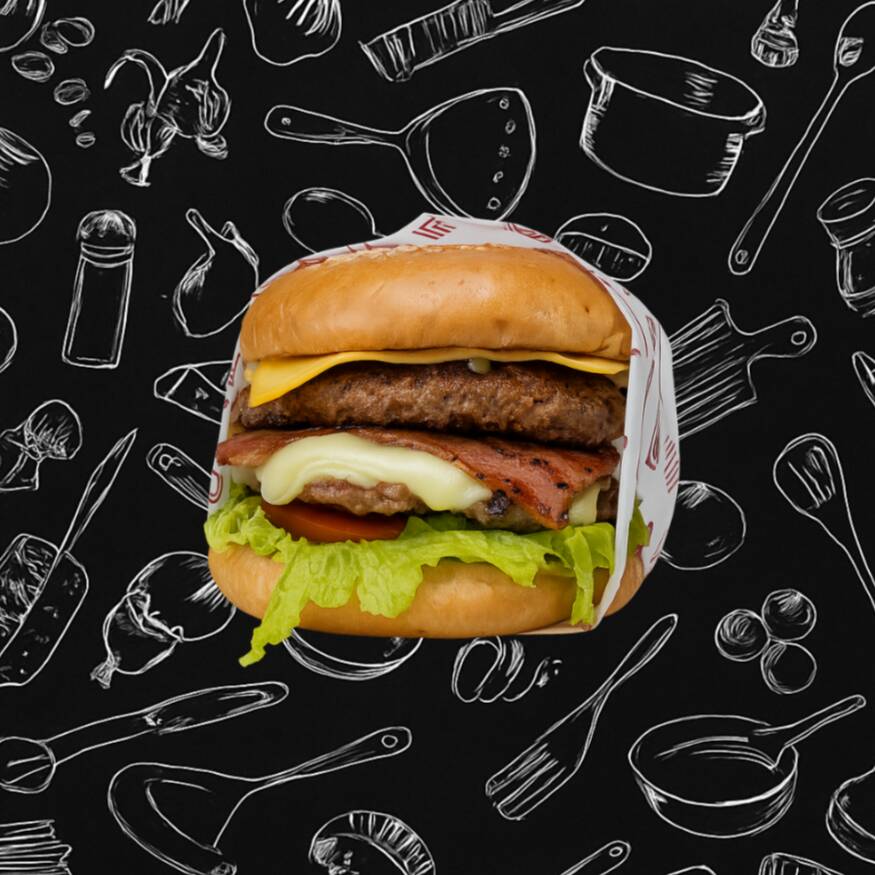Hamburguesa Doble