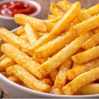 Papas Grandes Naturales. incluye aderezo de queso