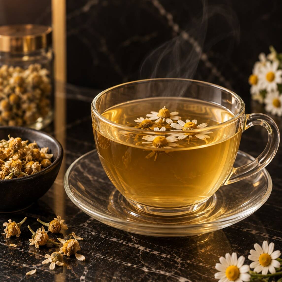 Té caliente de manzanilla 500 ml